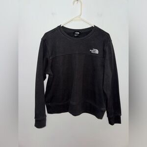 Pre-Owned LG The North Face Black Crewneck Sweatshirt